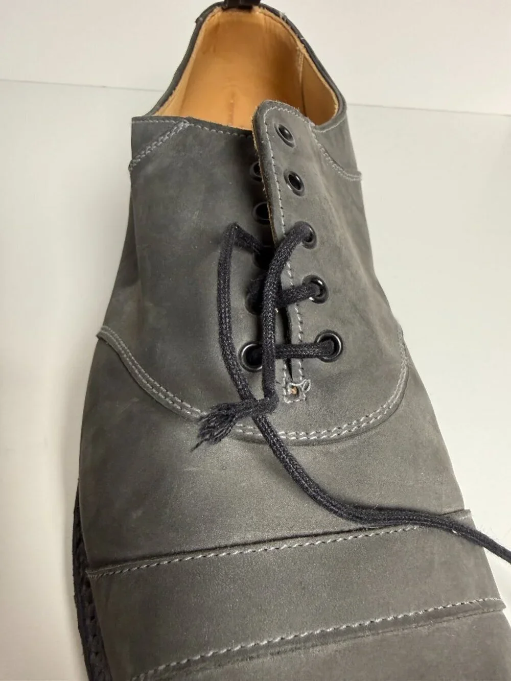 Crockett and Jones Balmoral Saddles/Brooks Brothers Black Fleece Size 9.5D